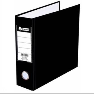 PASTA REGISTRADORA AZ OFICIO LOMBO LARGO ECONOMIC - PRETO - CX 50 - CHIES