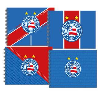 CADERNO DESENHO CAPA DURA 80FLS - ESPIRAL - EC BAHIA - UN - BAHIA ARTES