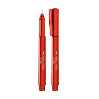 CANETA FINE PEN 0,4MM - COLORS - VERMELHO - UN - FABER