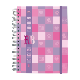 CADERNO UNIV SMART 10X1 160FLS - 5544 - REBECCA BONBON - UN - DAC