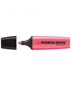 MARCA TEXTO BOSS  - ROSA - CX 10 - STABILO