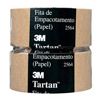FITA ADESIVA KRAFT TARTAN 45X50 - PAPEL CREPADO - 2564 - UN - 3M