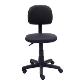 CADEIRA ESCRITORIO GIRATORIA SECRETARIA CONFORT S/BRAÇO - PRETO - UN - AMERICANFER