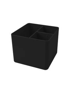 PORTA OBJETOS C/3 DIVISORIAS 3020 - PRETO - UN - DELLO