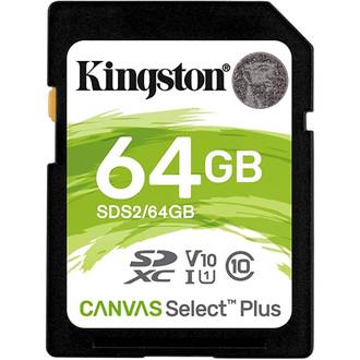 CARTAO MEM SD 64GB CLAS10 SDS2/64GB 100MB - UN - KINGSTON