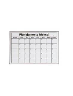 QUADRO BRANCO PLANNER MENSAL STANDARD - 6336 - 90x60 - UN - SOUZA