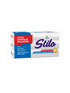 LENCOL HOSPITAL 50MX50CM C/6 - NEUTRO - BRANCO - UN - MEYORS