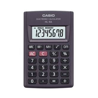 CALCULADORA BOLSO 8 DIG HL4A - PRETO - UN - CASIO