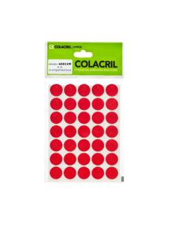 ETIQUETAS P/IDENTIFICACAO 19MM - C/210 - 6001VM - UN - COLACRIL
