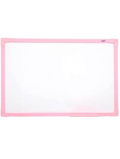 QUADRO BRANCO MOLDURA MDF SOFT COLORS ROSA - 4083 - 60x40 - UN - STALO