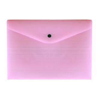 PASTA ENVELOPE C/ BOTAO A4 SERENA - 0012 - ROSA - UN - DELLO
