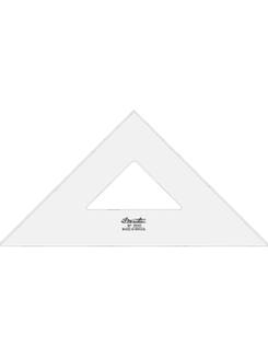 ESQUADRO S/ESCALA ACRILICO 45 32CM - 2532 - UN - TRIDENT