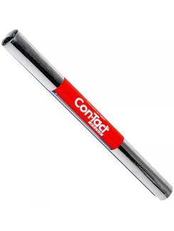 FILME AUTOADESIVO 45CMX2M 80 MICRAS - BRILHO 100716 - METALICO ALUMINIO - UN - CON-TACT