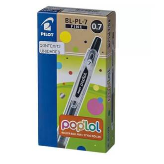 CANETA GEL POP LOL BL-PL-7 0,7MM - PRETO - CX 12 - PILOT