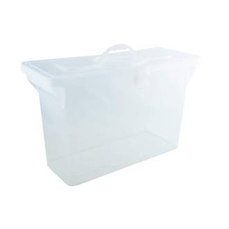 MALETA ORGANIZADORA EMPILHAVEL COM TAMPA - 0331 - CRISTAL - UN - DELLO