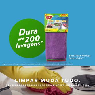 PANO MULTIUSO SUPER C/3 - 29CMX29CM - SCOTCH-BRITE - UN - 3M