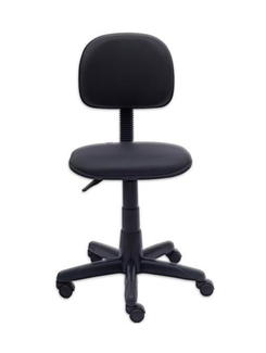 CADEIRA ESCRITORIO GIRATORIA SECRETARIA CONFORT S/BRAÇO - PRETO - UN - AMERICANFER