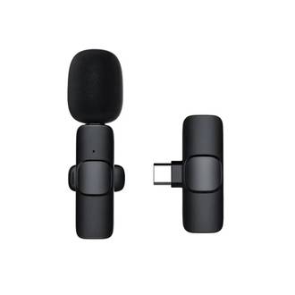 MICROFONE LAPELA USB-C S/FIO - 9605 - PRETO - UN - MD9