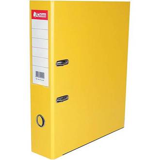 PASTA REGISTRADORA AZ A4 LOMBO LARGO CLASSIC - AMARELO - UN - CHIES