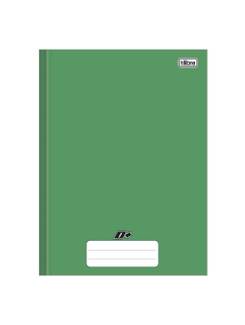 CADERNO BROCHURAO CAPA DURA 96FLS - D+ - VERDE - PCT 5 - TILIBRA