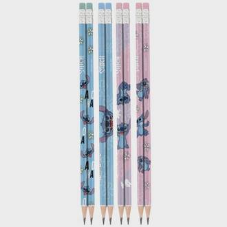 LAPIS PRETO HB STITCH C/BORRACHA - 31324 - UN - MOLIN