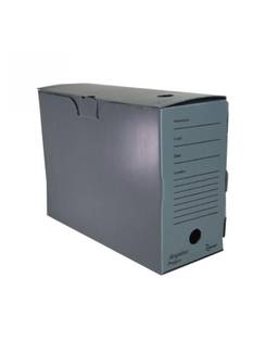 ARQUIVO MORTO PRATICO 350X245X135MM - 2607 - CINZA - CX 50 - ALAPLAST