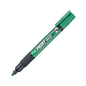 MARCADOR PINCEL PERMANENTE MMP20-DO (19300289-00) - VERDE - CX 12 - PENTEL