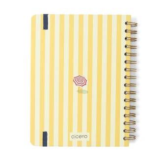 PLANNER PERMANENTE ESPIRAL A5 / PRAIA - SOL - UN - CICERO