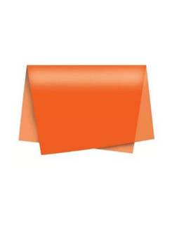 PAPEL SEDA 48X60CM - LARANJA - PCT 100 - RIDET