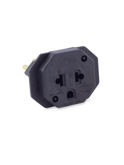 ADAPTADOR TOMADA PADRAO NOVO 4312 - PRETO - UN - FORCE LINE