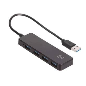 HUB 4 PORTAS USB 3.0 AC444 - PRETO - UN - MULTILASER