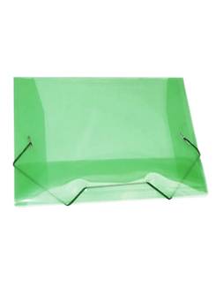 PASTA ELASTICO PLASTICA OFICIO - 1021 - VERDE - UN - ACP