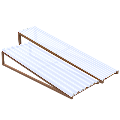 TELHA TRANSLÚCIDA DE POLIPROPILENO ATCO 2.44 M x 1.10 M