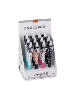 CANETA GEL APAGAVEL PUG 0,7MM - CA0219 - DPL 12 - BRW