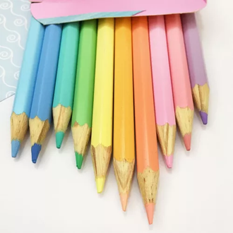 LAPIS DE COR MULTICOLOR PASTEL 10 CORES - 111000NP - PCT 12 - FABER