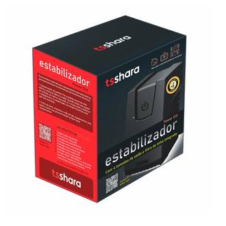 ESTABILIZADOR 500VA BIVOLT POWEREST 4 TOMADAS - 9116 - UN - TS SHARA