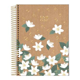 CADERNO UNIV CAPA DURA 10X1 160FLS - 72791-26 - KRAFT COLOR - UN - JANDAIA