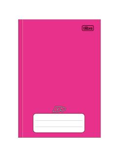 CADERNO 1/4 BROCHURA CAPA DURA 96FLS - D+ COLOR - ROSA - UN - TILIBRA