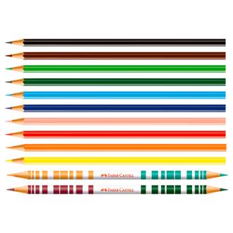 LAPIS DE COR  - C/12 - CX 12 - FABER