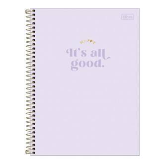 CADERNO UNIV CAPA DURA 1X1 80FLS - HAPPY - PCT 4 - TILIBRA