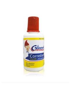 CORRETIVO LIQUIDO 18ML - PCT 6 - GLINORTE