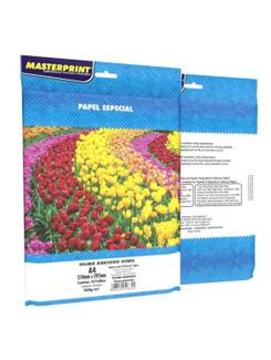 PAPEL FILME ADESIVO 150G 10FL A4 / SEMITRANSP - 302020010 - UN - MASTERPRINT